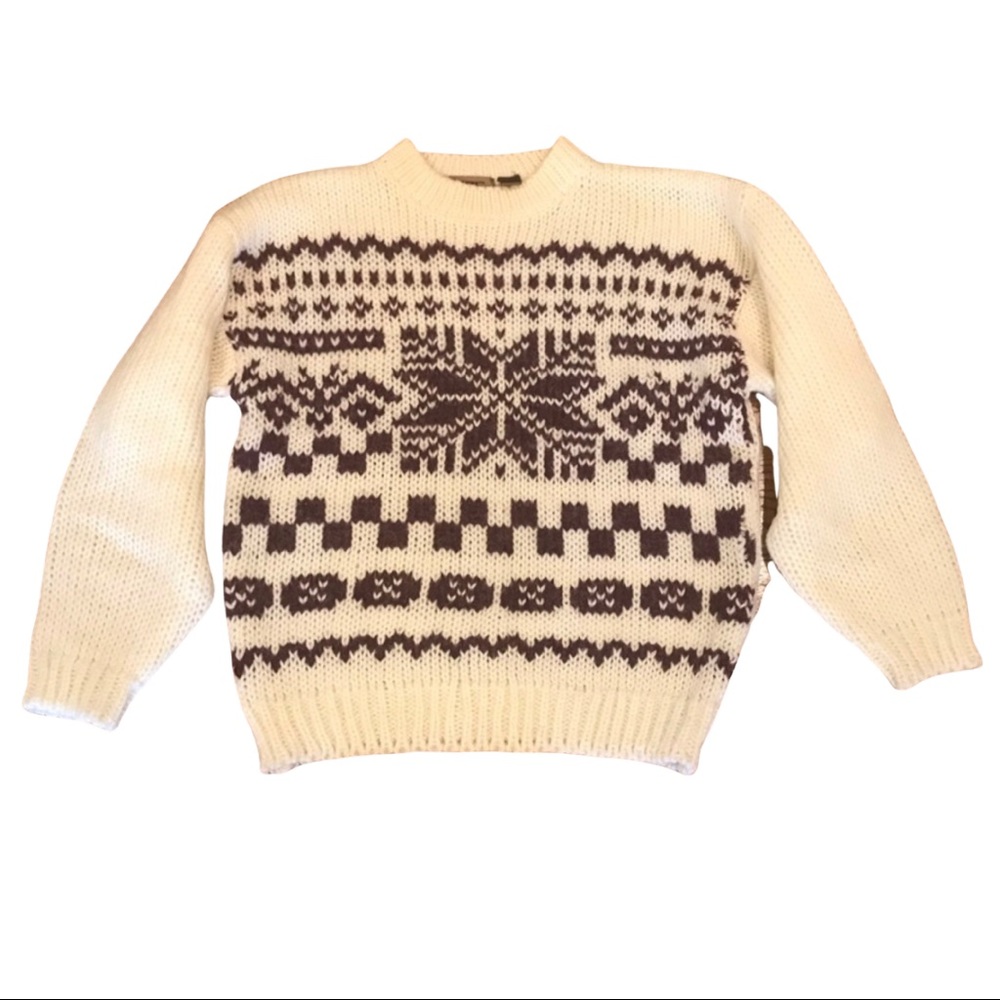 Vintage, FUZE chunky, Fair Isle sweater - Picture 2 of 7